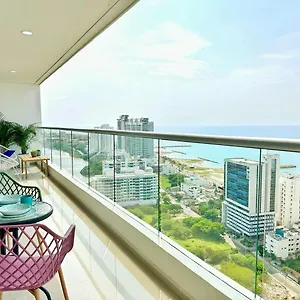 Espectacular Apartamento Vista Al Mar , Cartagena Colombia